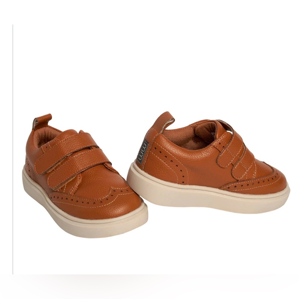 Gerber Brown Dress Shoes with Velcro Straps